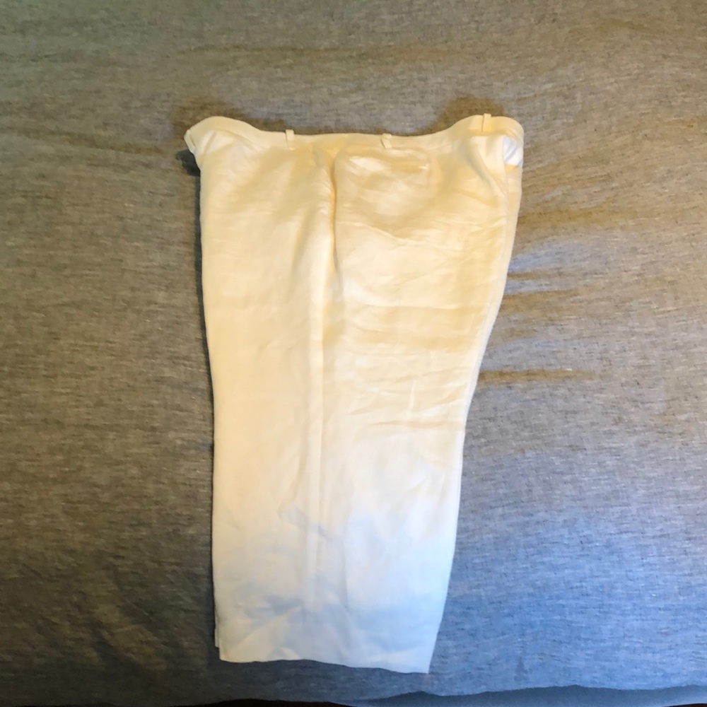 Ralph Lauren white linen pants